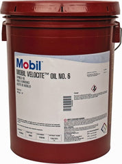 Mobil - 5 Gal Pail Mineral Spindle Oil - ISO 10, 10 cSt at 40°C & 2.62 cSt at 100°C - Exact Tooling