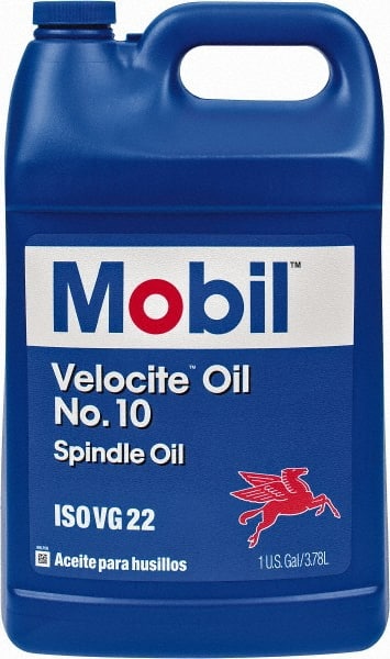 Mobil - 1 Gal Container Mineral Spindle Oil - ISO 22, 22 cSt at 40°C & 4 cSt at 100°C - Exact Tooling