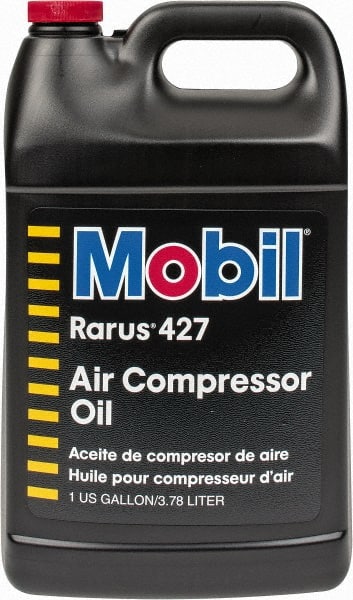 Mobil - 1 Gal Bottle, ISO 100, SAE 30, Air Compressor Oil - 300°, 104.6 Viscosity (cSt) at 40°C, 11.6 Viscosity (cSt) at 100°C - Exact Tooling