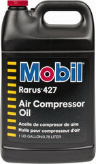 Mobil - 1 Gal Bottle, ISO 100, SAE 30, Air Compressor Oil - 300°, 104.6 Viscosity (cSt) at 40°C, 11.6 Viscosity (cSt) at 100°C - Exact Tooling
