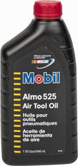 Mobil - Bottle, ISO 46, Air Tool Oil - 46 Viscosity (cSt) at 40°C, 7.3 Viscosity (cSt) at 100°C, Series Almo 525 - Exact Tooling