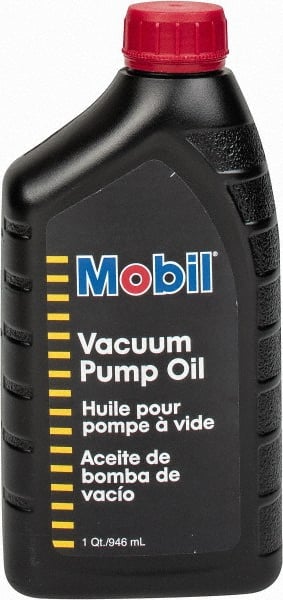 Mobil - 1 Qt Bottle Mineral Vacuum Pump Oil - SAE 20, ISO 68, 100 cSt at 40°C - Exact Tooling
