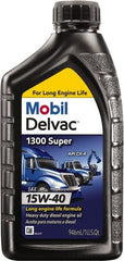 Mobil - 1 Quart Diesel Engine Oil - Grade 15W-40 - Exact Tooling