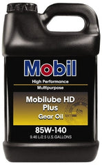 Mobil - 2.5 Gal Bottle, Gear Oil - 14.8 St Viscosity at 100°C, 141 St Viscosity at 40°C - Exact Tooling