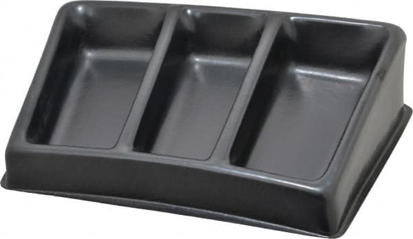 Bayhead Products - 12-1/2" Wide x 3" High x 8-1/2" Deep, Small Parts Assembly Tray - Plastic Frame, 3 Compartments, 6-1/2" Wide x 2-1/2" Deep Bin - Exact Tooling