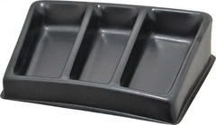 Bayhead Products - 12-1/2" Wide x 3" High x 8-1/2" Deep, Small Parts Assembly Tray - Plastic Frame, 3 Compartments, 6-1/2" Wide x 2-1/2" Deep Bin - Exact Tooling