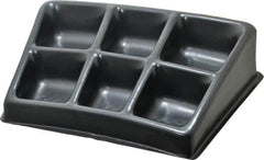 Bayhead Products - 12-1/2" Wide x 3" High x 8-1/2" Deep, Small Parts Assembly Tray - Plastic Frame, 6 Compartments, 3" Wide x 2-1/2" Deep Bin - Exact Tooling