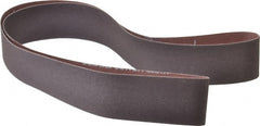Norton - 2" Wide x 60" OAL, 100 Grit, Aluminum Oxide Abrasive Belt - Aluminum Oxide, Fine, Coated, X Weighted Cloth Backing, Series R228 - Exact Tooling