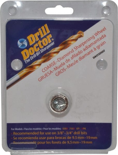Drill Doctor - 100 Grit, Tool & Cutter Grinding Wheel - Coarse Grade, Diamond - Exact Tooling