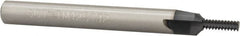 Scientific Cutting Tools - #8-32 Thread, 1/4" Shank Diam, AlTiN+ Coating, Solid Carbide Straight Flute Thread Mill - 3 Flutes, 2-1/2" OAL, #8 Min Noml Diameter - Exact Tooling