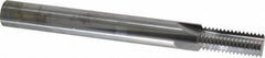 Scientific Cutting Tools - 7/16-20 Thread, 3/8" Shank Diam, Bright Coating, Solid Carbide Straight Flute Thread Mill - 4 Flutes, 3-1/2" OAL, 7/16" Min Noml Diameter - Exact Tooling