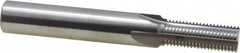 Scientific Cutting Tools - 1/2-20 Thread, 1/2" Shank Diam, Bright Coating, Solid Carbide Straight Flute Thread Mill - 4 Flutes, 3-1/2" OAL, 1/2" Min Noml Diameter - Exact Tooling