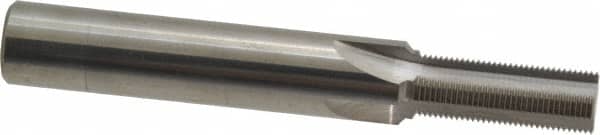 Scientific Cutting Tools - 1/2-32 Thread, 1/2" Shank Diam, Bright Coating, Solid Carbide Straight Flute Thread Mill - 4 Flutes, 3-1/2" OAL, 1/2" Min Noml Diameter - Exact Tooling