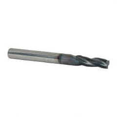 Scientific Cutting Tools - 5/16-40 UNS, 0.235" Cutting Diam, 3 Flute, Solid Carbide Helical Flute Thread Mill - Internal/External Thread, 0.66" LOC, 2-1/2" OAL, 1/4" Shank Diam - Exact Tooling