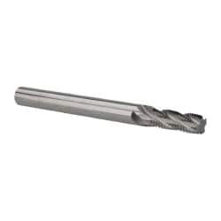 Scientific Cutting Tools - 3/8-24 UNF, 0.29" Cutting Diam, 4 Flute, Solid Carbide Helical Flute Thread Mill - Internal/External Thread, 0.808" LOC, 3-1/2" OAL, 5/16" Shank Diam - Exact Tooling