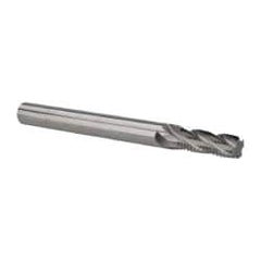 Scientific Cutting Tools - 3/8-24 UNF, 0.29" Cutting Diam, 4 Flute, Solid Carbide Helical Flute Thread Mill - Internal/External Thread, 0.808" LOC, 3-1/2" OAL, 5/16" Shank Diam - Exact Tooling