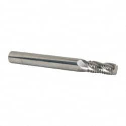 Scientific Cutting Tools - 7/16-20 UNF, 0.345" Cutting Diam, 4 Flute, Solid Carbide Helical Flute Thread Mill - Internal/External Thread, 0.82" LOC, 3-1/2" OAL, 3/8" Shank Diam - Exact Tooling