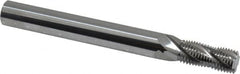 Scientific Cutting Tools - 7/16-24 UNS, 0.345" Cutting Diam, 4 Flute, Solid Carbide Helical Flute Thread Mill - Internal/External Thread, 0.808" LOC, 3-1/2" OAL, 3/8" Shank Diam - Exact Tooling