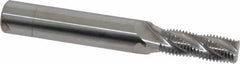 Scientific Cutting Tools - 1/2-20 UNF, 0.4" Cutting Diam, 4 Flute, Solid Carbide Helical Flute Thread Mill - Internal/External Thread, 1.12" LOC, 3-1/2" OAL, 1/2" Shank Diam - Exact Tooling