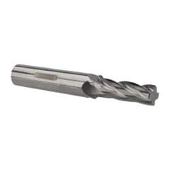 Scientific Cutting Tools - 1/2-32 UNS, 0.4" Cutting Diam, 4 Flute, Solid Carbide Helical Flute Thread Mill - Internal/External Thread, 1-3/32" LOC, 3-1/2" OAL, 1/2" Shank Diam - Exact Tooling