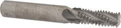 Scientific Cutting Tools - 9/16-12 UNC, 0.45" Cutting Diam, 4 Flute, Solid Carbide Helical Flute Thread Mill - Internal/External Thread, 1.117" LOC, 3-1/2" OAL, 1/2" Shank Diam - Exact Tooling