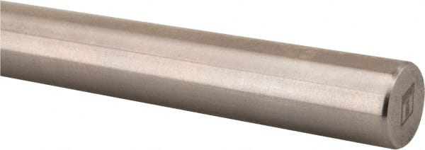 Thomson Industries - 1/2" Diam, 4" Long, Steel Standard Round Linear Shafting - 60-65C Hardness - Exact Tooling