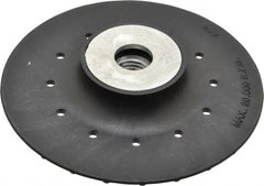 Value Collection - 4-1/2" Diam Locking Nut Disc Backing Pad - Hard Density, 20,000 RPM - Exact Tooling