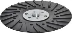 Value Collection - 5" Diam Locking Nut Disc Backing Pad - Hard Density, 20,000 RPM - Exact Tooling