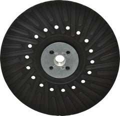 Value Collection - 7" Diam Locking Nut Disc Backing Pad - Hard Density, 10,000 RPM - Exact Tooling