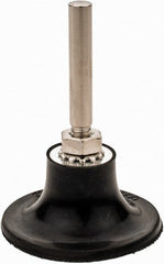 Value Collection - 2" Diam Quick-Change Type R Disc Backing Pad - 1/4" Shank Diam, Medium Density, 30,000 RPM - Exact Tooling