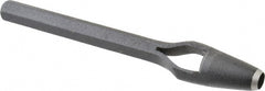 Value Collection - 1/4" Arch Punch - 4-1/2" OAL, Steel - Exact Tooling
