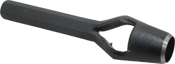 Value Collection - 23/32" Arch Punch - 4-7/8" OAL, Steel - Exact Tooling