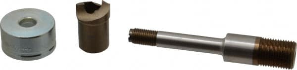 Greenlee - 0.885 Inch Hole Diameter, Round, Knockout Punch Unit - Battery and Hydraulic Operated, 10 Gauge Max in Stainless Steel - Exact Tooling