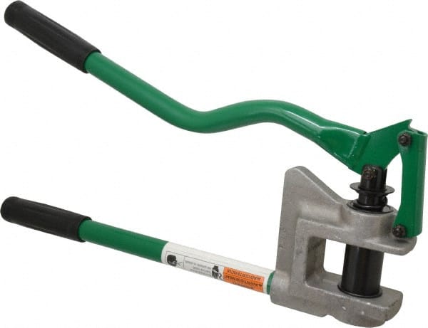 Greenlee - 1-11/32 Inch Diameter, Manual Stud Punch - 20 Gage Max in Mild Steel - Exact Tooling