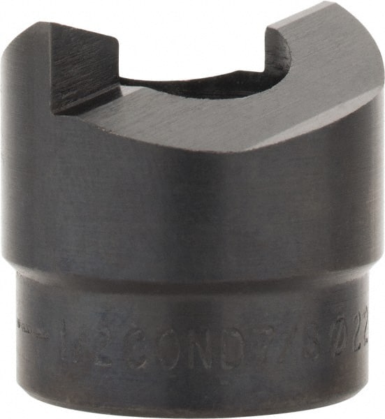 Greenlee - 1/2" Conduit Round Punch - 7/8" Hole Diam - Exact Tooling