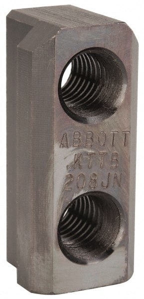 Abbott Workholding Products - Steel Lathe Chuck Jaw Nut - 8" Chuck Diam Compatible, 12mm Screw - Exact Tooling