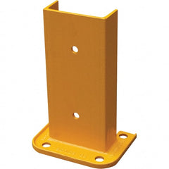 Vestil - 3-11/16" Long x 12-1/4" High, Rack Guard - Structural with Rubber Bumper - Exact Tooling