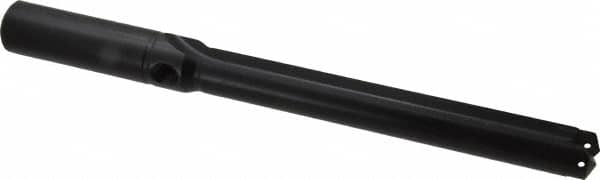 Allied Machine and Engineering - Series 1.5, 55/64 to 15/16" Diam, 1" Diam Straight Shank, Straight Flute Spade Drill - 6-5/8" Max Depth, 8-1/64" Body Length, 10-7/8" OAL, Standard Length, Through Coolant - Exact Tooling