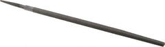 Value Collection - 12" Long, Second Cut, Round American-Pattern File - Double Cut, Tang - Exact Tooling