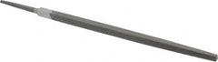 Value Collection - 10" Long, Bastard Cut, Square American-Pattern File - Double Cut, 3/8" Overall Thickness, Tang - Exact Tooling
