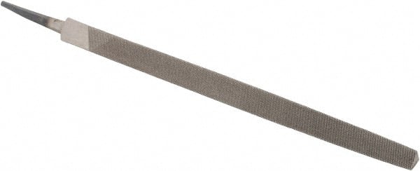 Value Collection - 10" Long, Bastard Cut, Triangle American-Pattern File - Double Cut, Tang - Exact Tooling