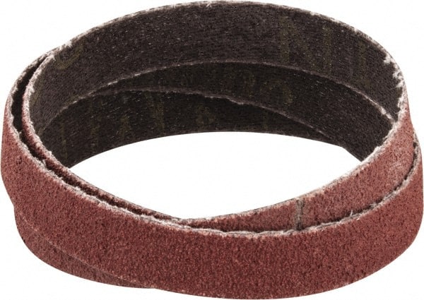 3M - 1/2" Wide x 24" OAL, 80 Grit, Ceramic Abrasive Belt - Ceramic, Medium, Coated, YN Weighted Cloth Backing, Wet/Dry, Series 963G - Exact Tooling