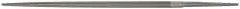 Grobet - 8" Standard Precision Swiss Pattern Round File - Double Cut, 5/16" Width Diam, With Tang - Exact Tooling