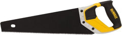 DeWALT - 15" Steel Blade Handsaw - Aluminum, ABS, TPR Handle, Cushion Grip, 20" OAL - Exact Tooling