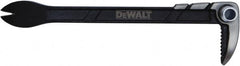DeWALT - 10" OAL Double End Claw Bar - 1/2" Wide, Steel - Exact Tooling
