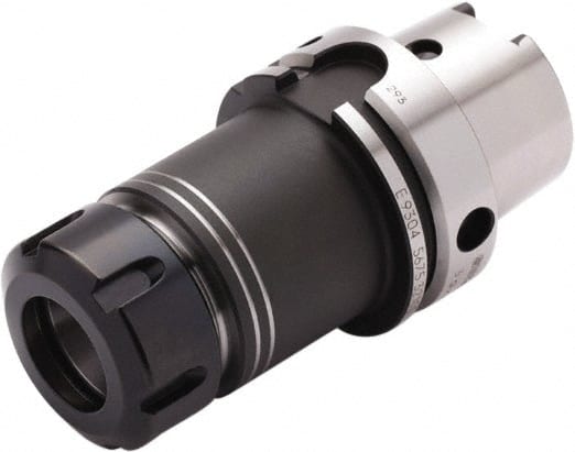 Seco - 0.039" to 0.63" Capacity, 3.937" Projection, HSK63A Hollow Taper, ER25 Collet Chuck - 5.197" OAL - Exact Tooling