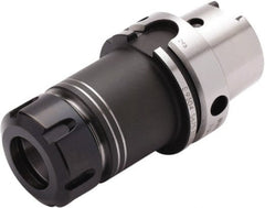 Seco - 0.039" to 0.63" Capacity, 3.937" Projection, HSK63A Hollow Taper, ER25 Collet Chuck - 5.197" OAL - Exact Tooling