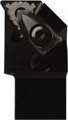 Seco - DTFN, Right Hand Cut, 90° Lead Angle, 32mm Shank Height x 32mm Shank Width, Negative Rake Indexable Turning Toolholder - 170mm OAL, TNM..2204.. Insert Compatibility, Series Dual Clamp - Exact Tooling