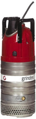 Grindex - 3-1/2 hp, 460 Amp Rating, 460 Volts, Nonautomatic Operation, Dewatering Pump - 3 Phase, Aluminum Housing - Exact Tooling
