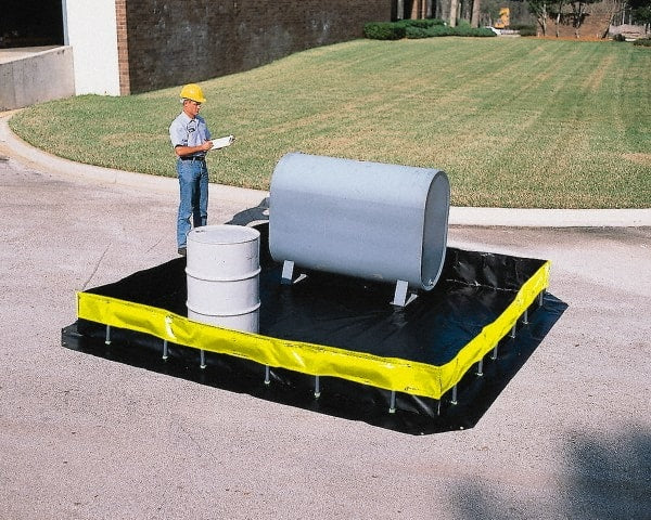 UltraTech - 748 Gal Polyethylene High Wall Berm - 1' High x 10' Wide x 10" Long - Exact Tooling